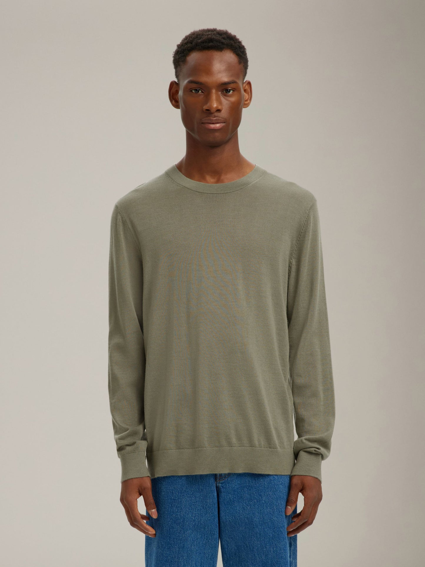SELECTED - Tray Merino Crewneck Sweater - 