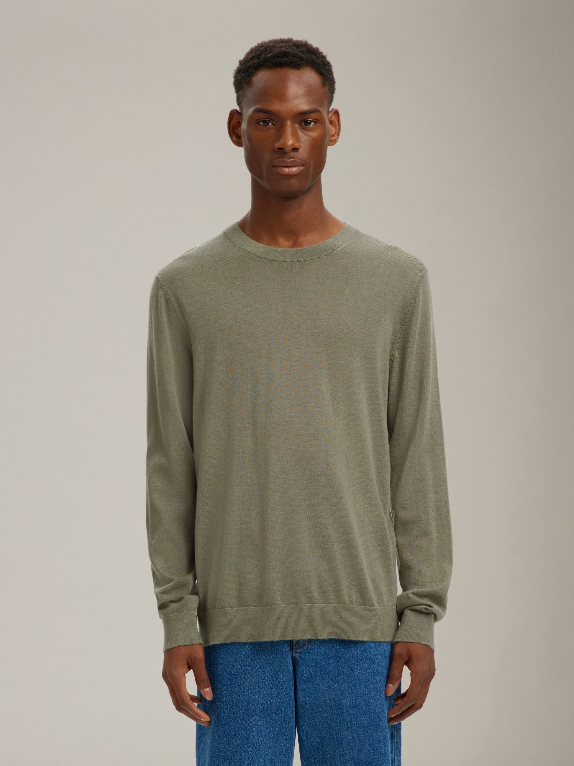 SELECTED - Tray Merino Crewneck Sweater - 