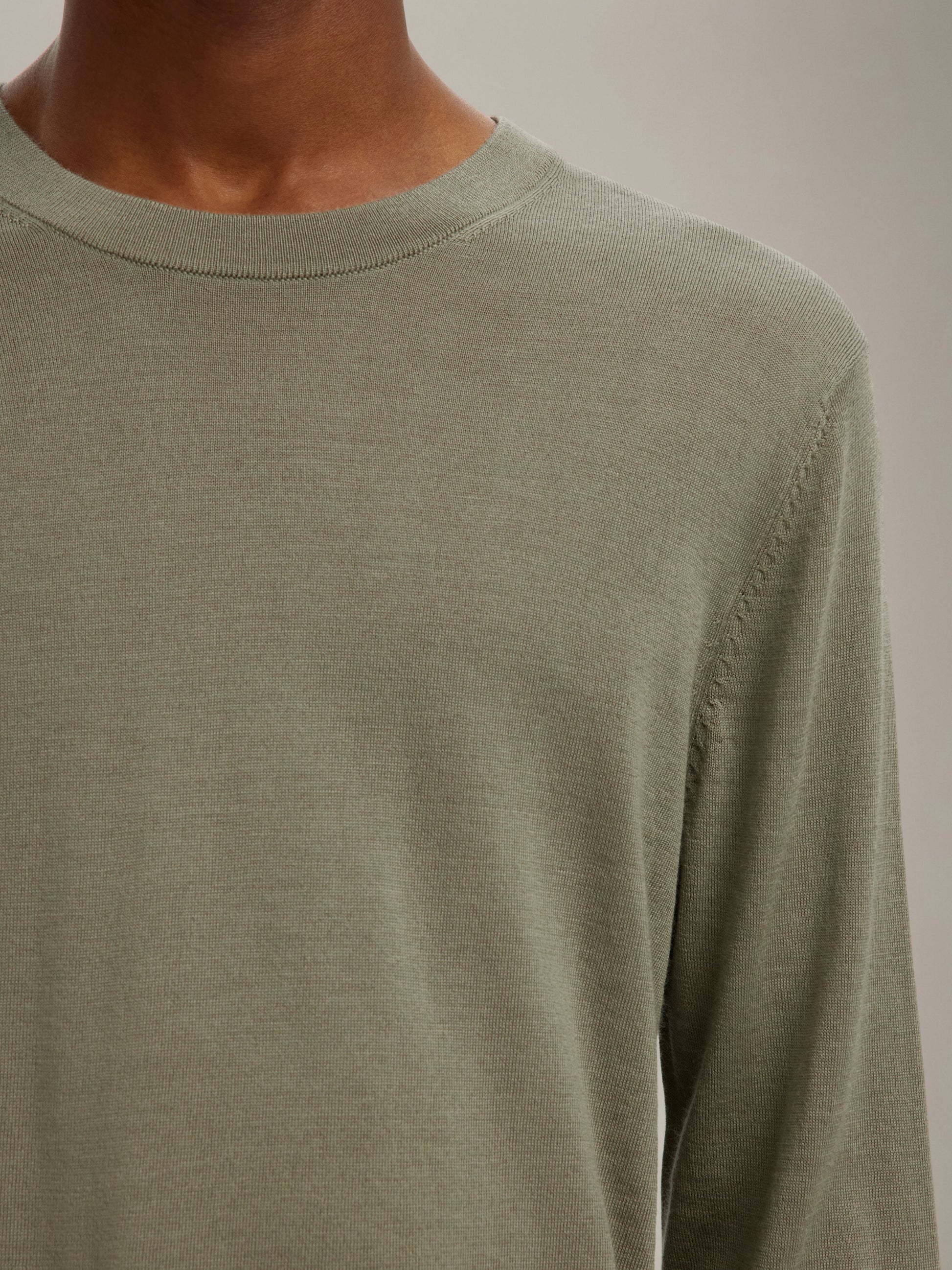 SELECTED - Tray Merino Crewneck Sweater - 