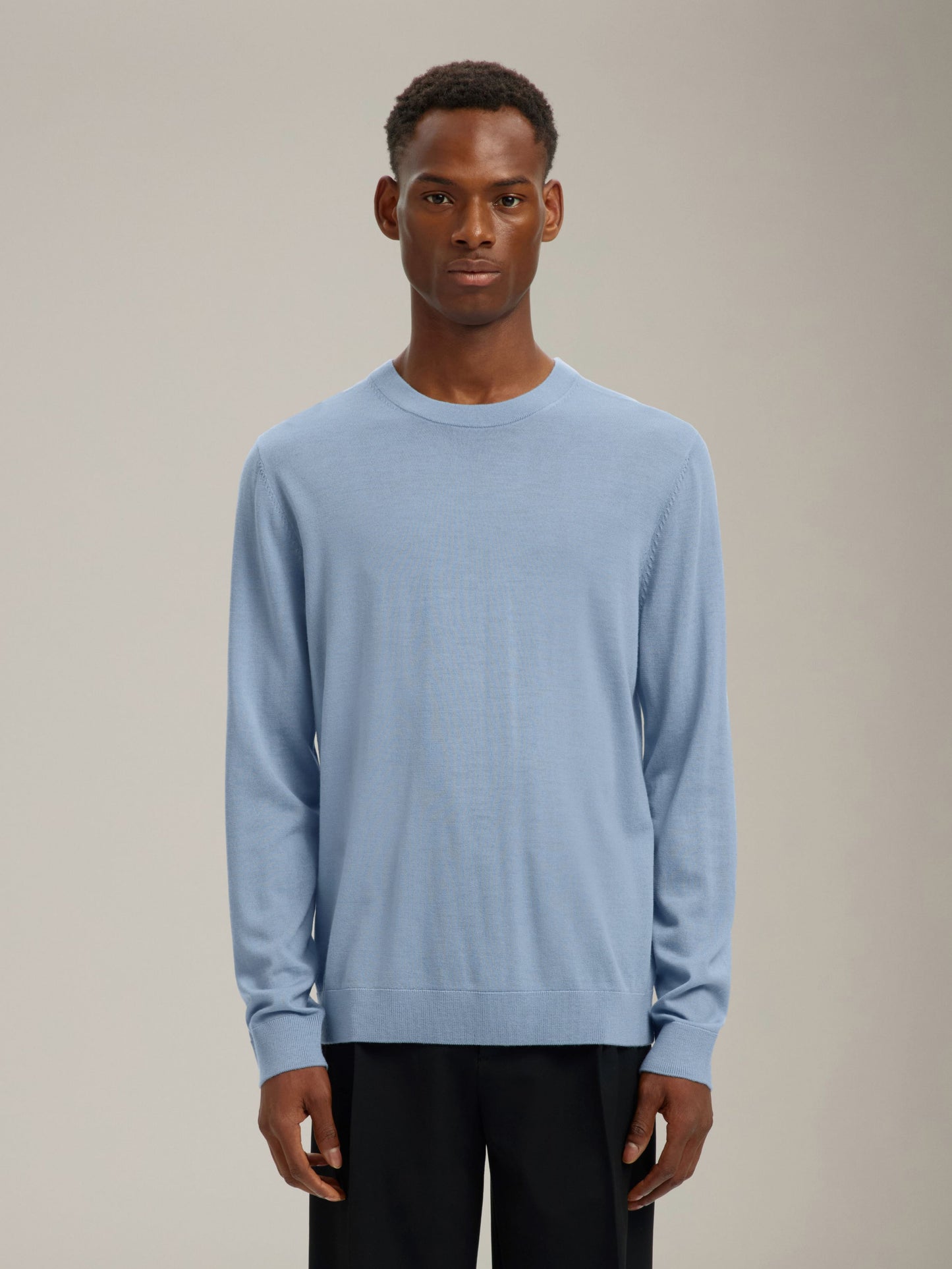 SELECTED - Tray Merino Crewneck Sweater - 
