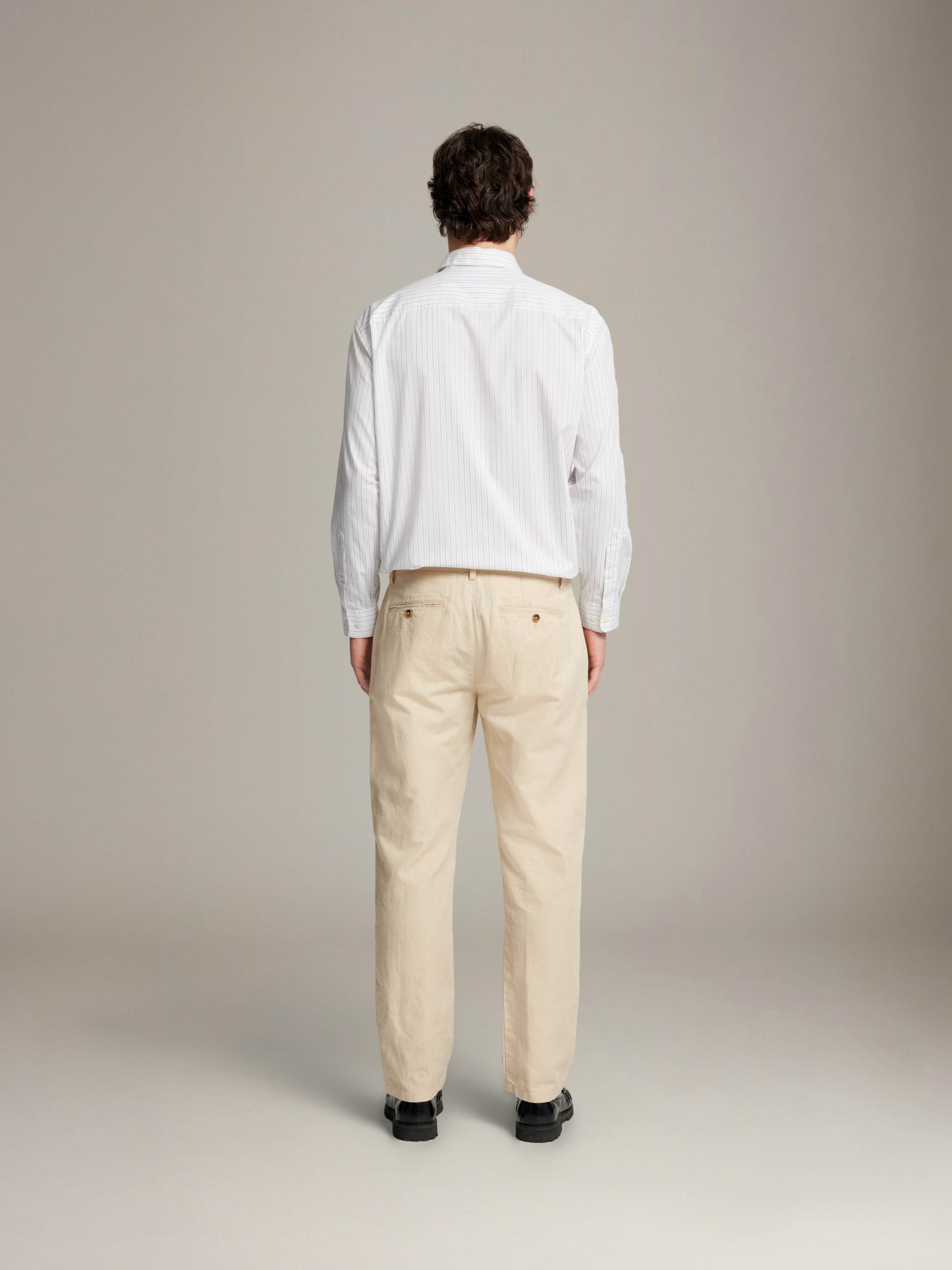 SELECTED - Miles Straight Linen Blend Pants - 
