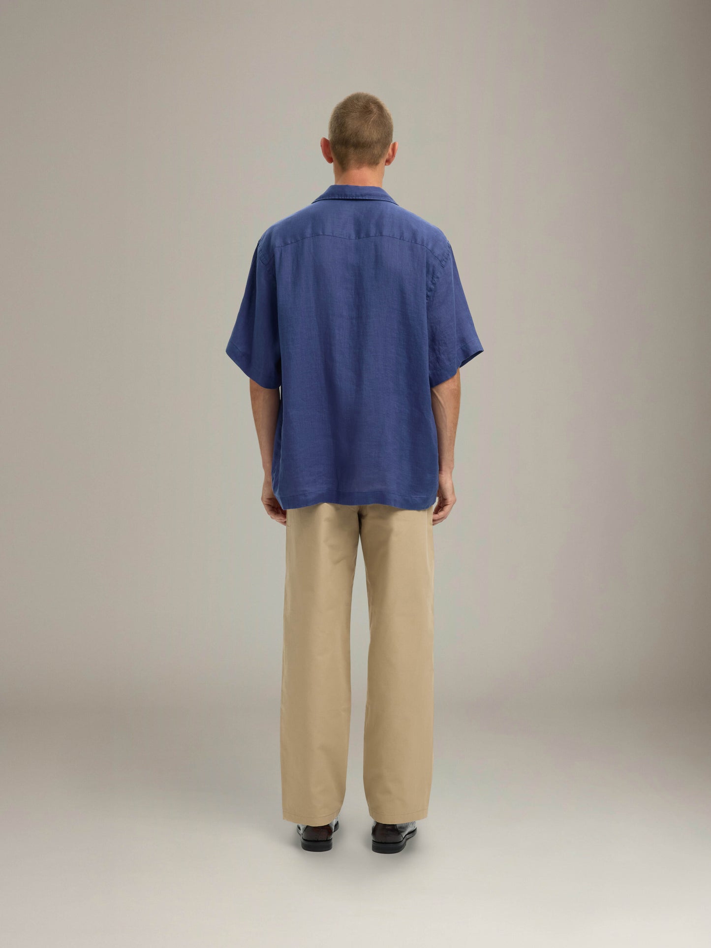 SELECTED - Kylian Relaxed Linen Shortsleeve Shirt - 