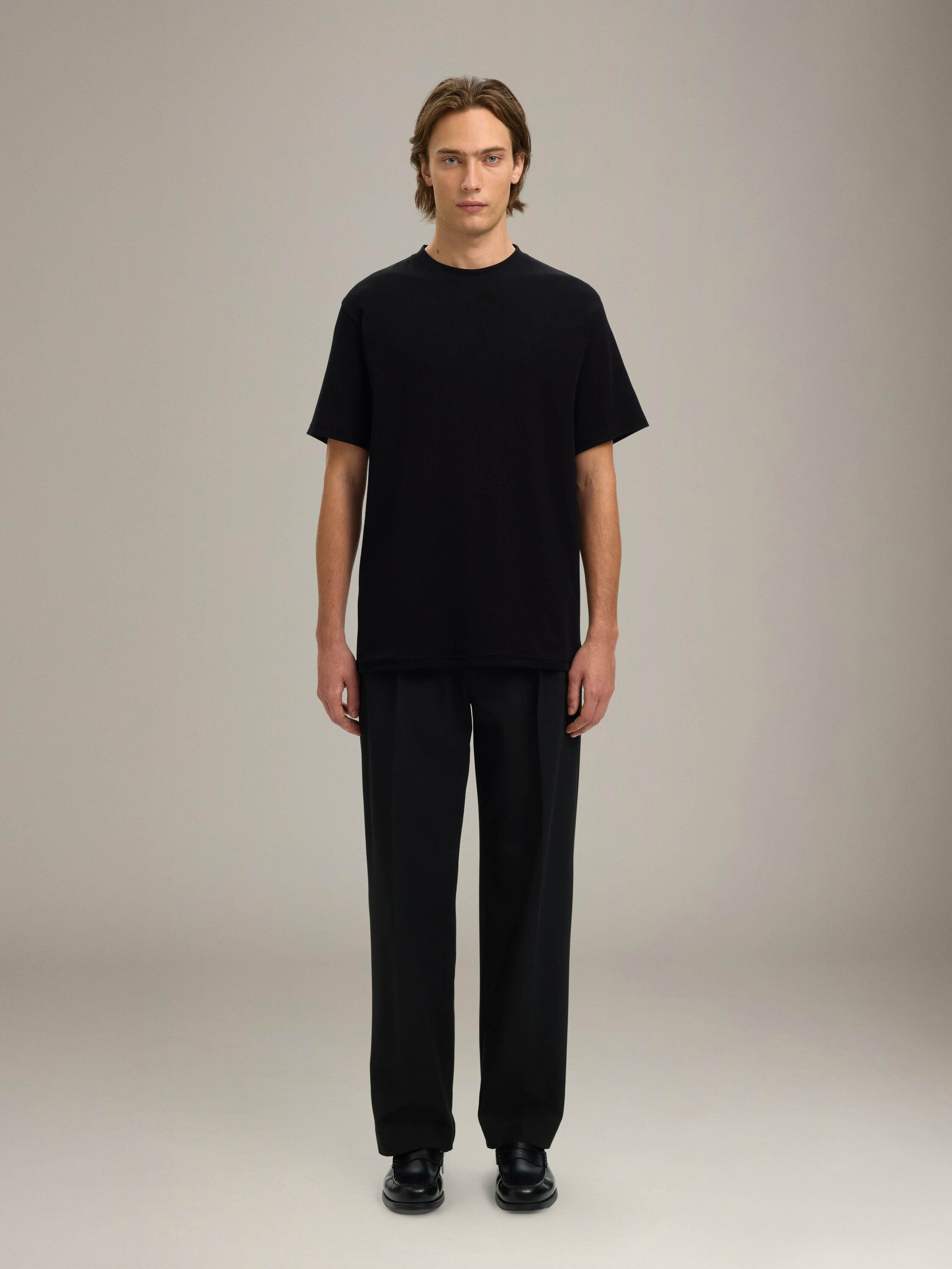 SELECTED - Spencer Rib Shortsleeve T-Shirt - 