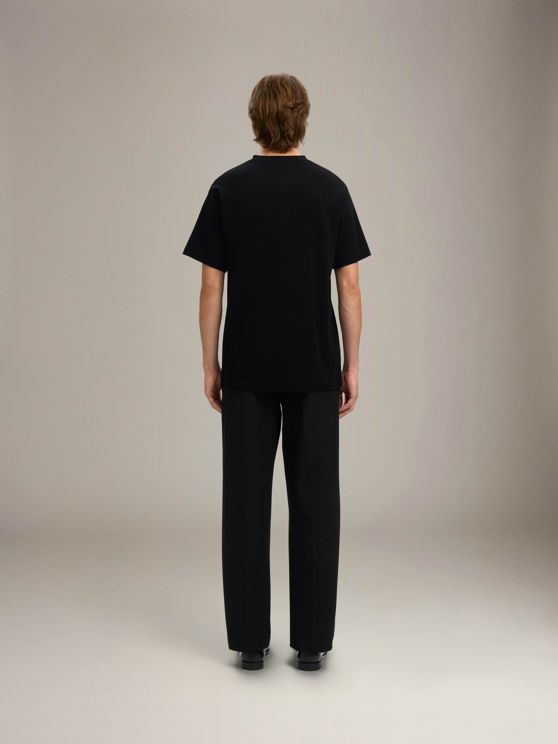 SELECTED - Spencer Rib Shortsleeve T-Shirt - 