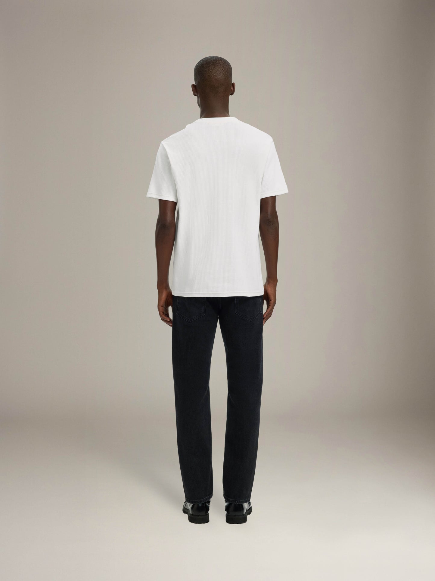 SELECTED - Spencer Rib Shortsleeve T-Shirt - 