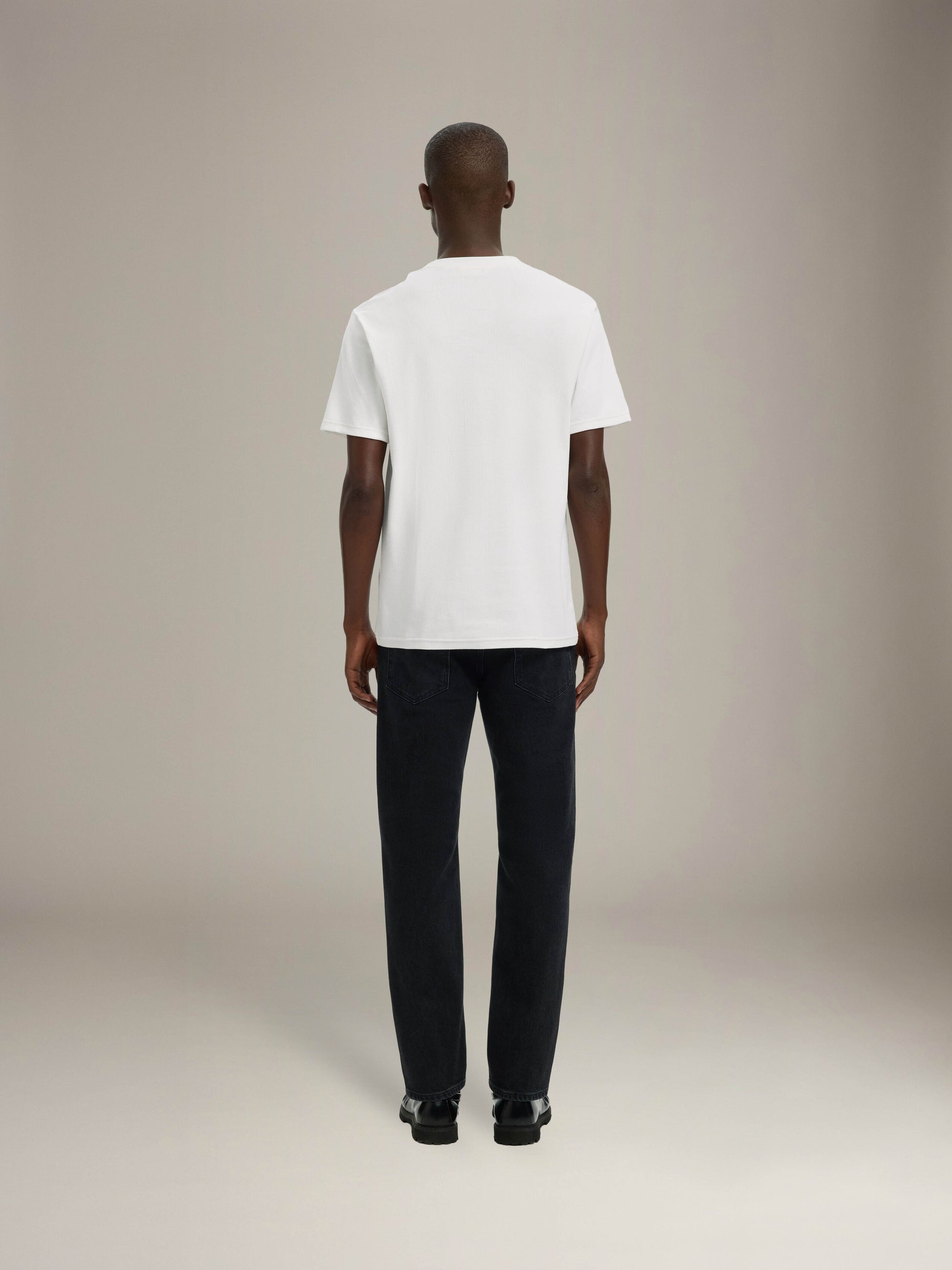 SELECTED - Spencer Rib Shortsleeve T-Shirt - 