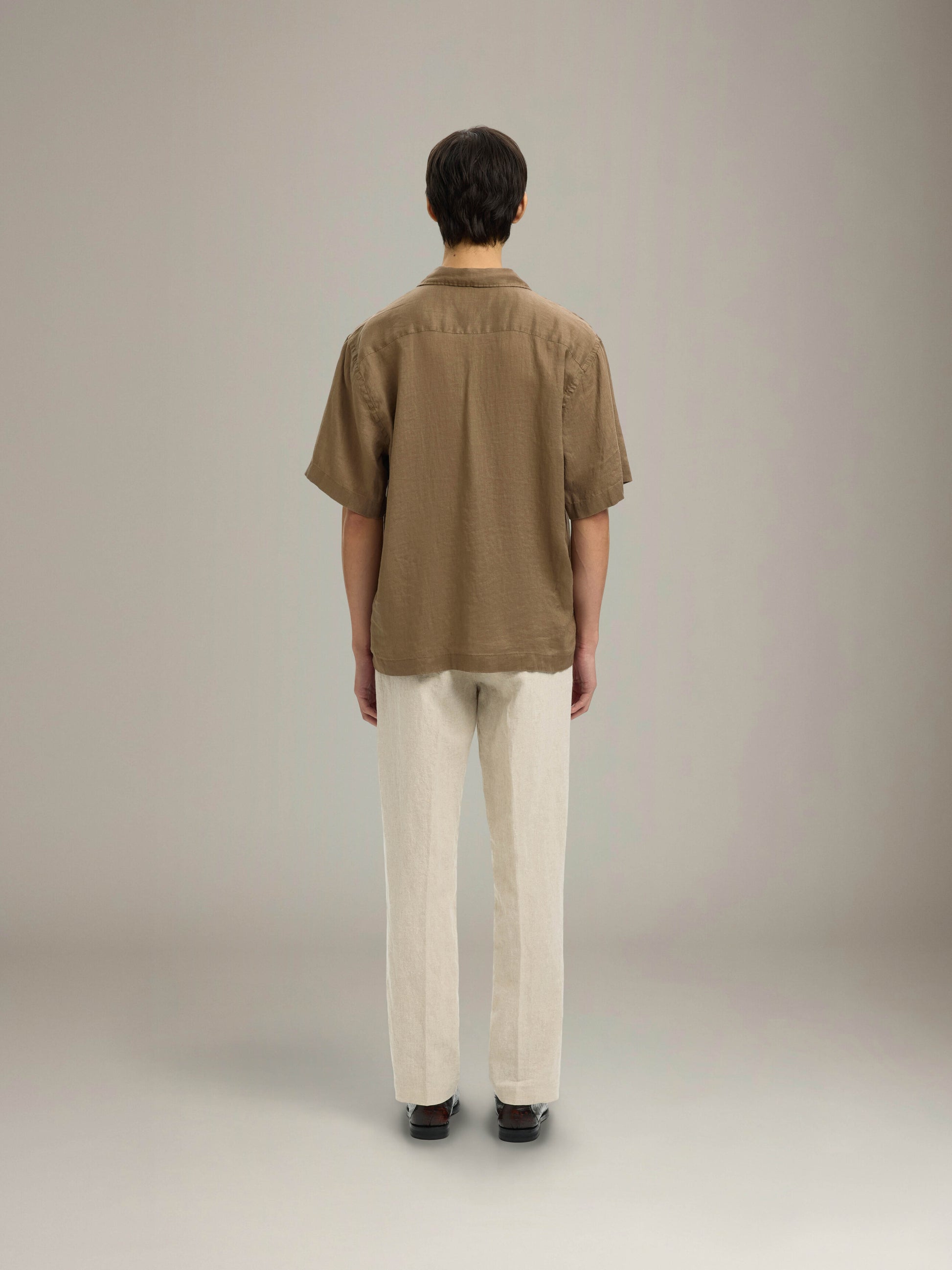SELECTED - Kylian Relaxed Linen Shortsleeve Shirt - 