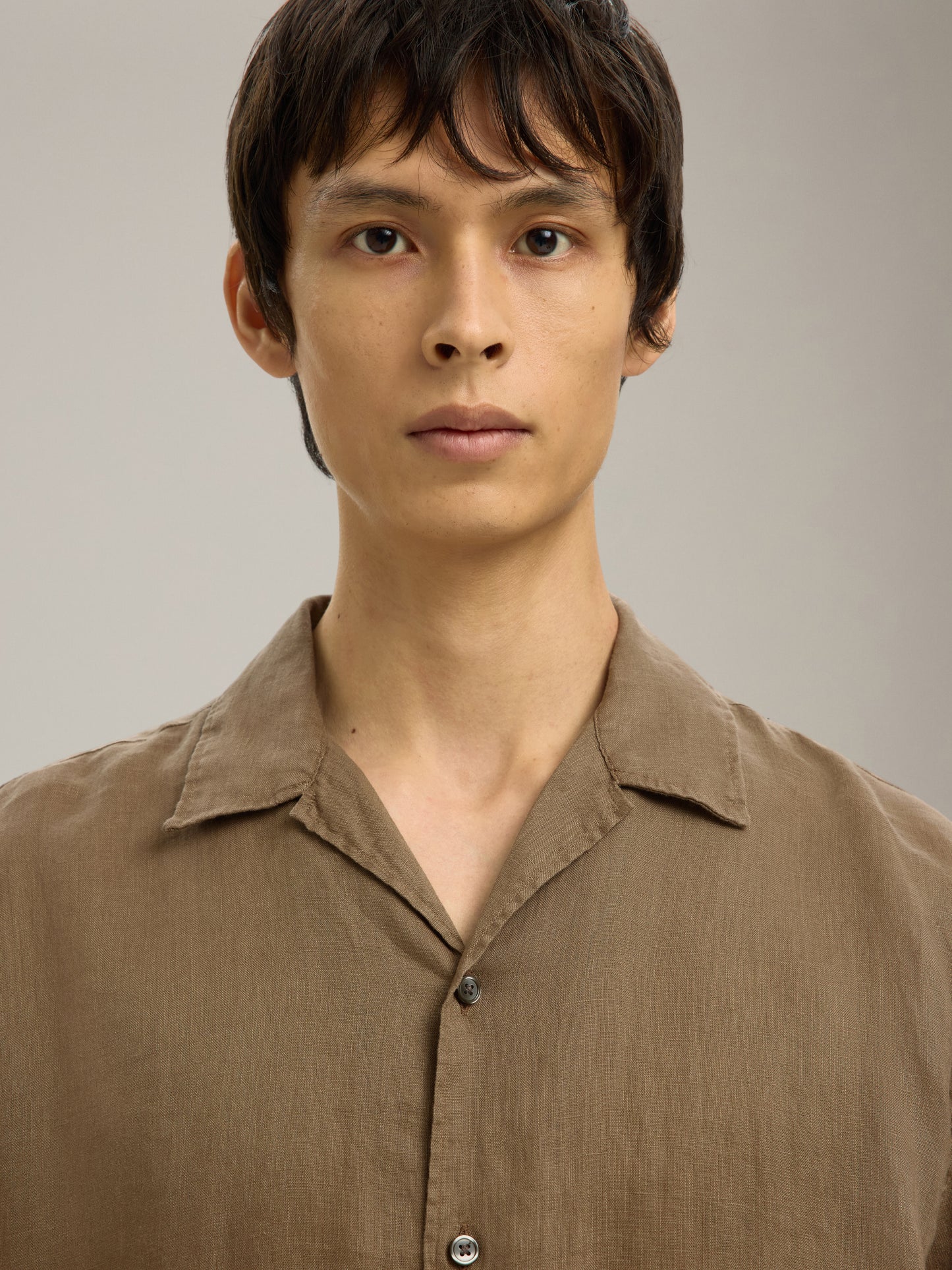 SELECTED - Kylian Relaxed Linen Shortsleeve Shirt - 