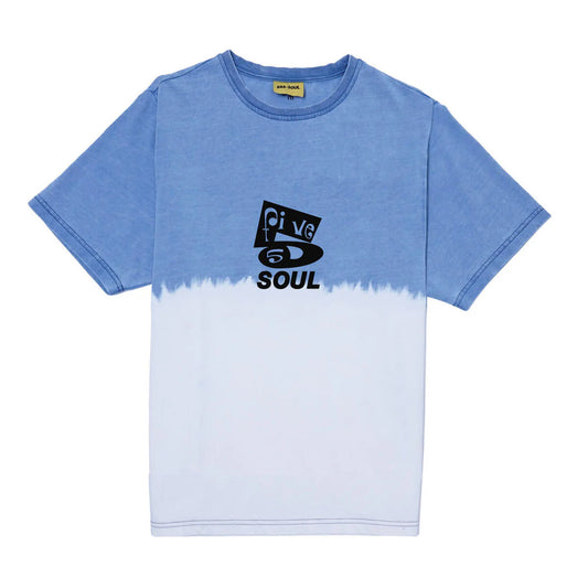 m tops - TRIPLE 5 SOUL - Original 5 Logo Dip Dyed T-Shirt - PLENTY