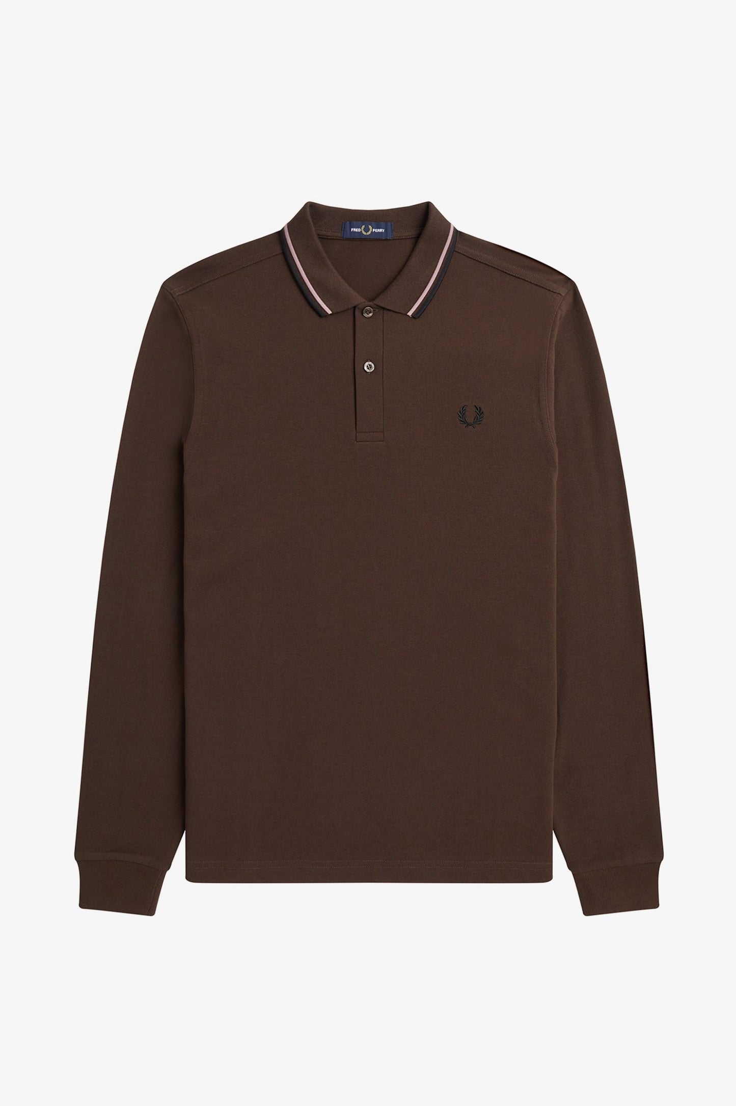 m tops - FRED PERRY - Long Sleeve Twin Tipped Shirt - PLENTY