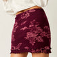 Poppy Mesh Mini Skirt