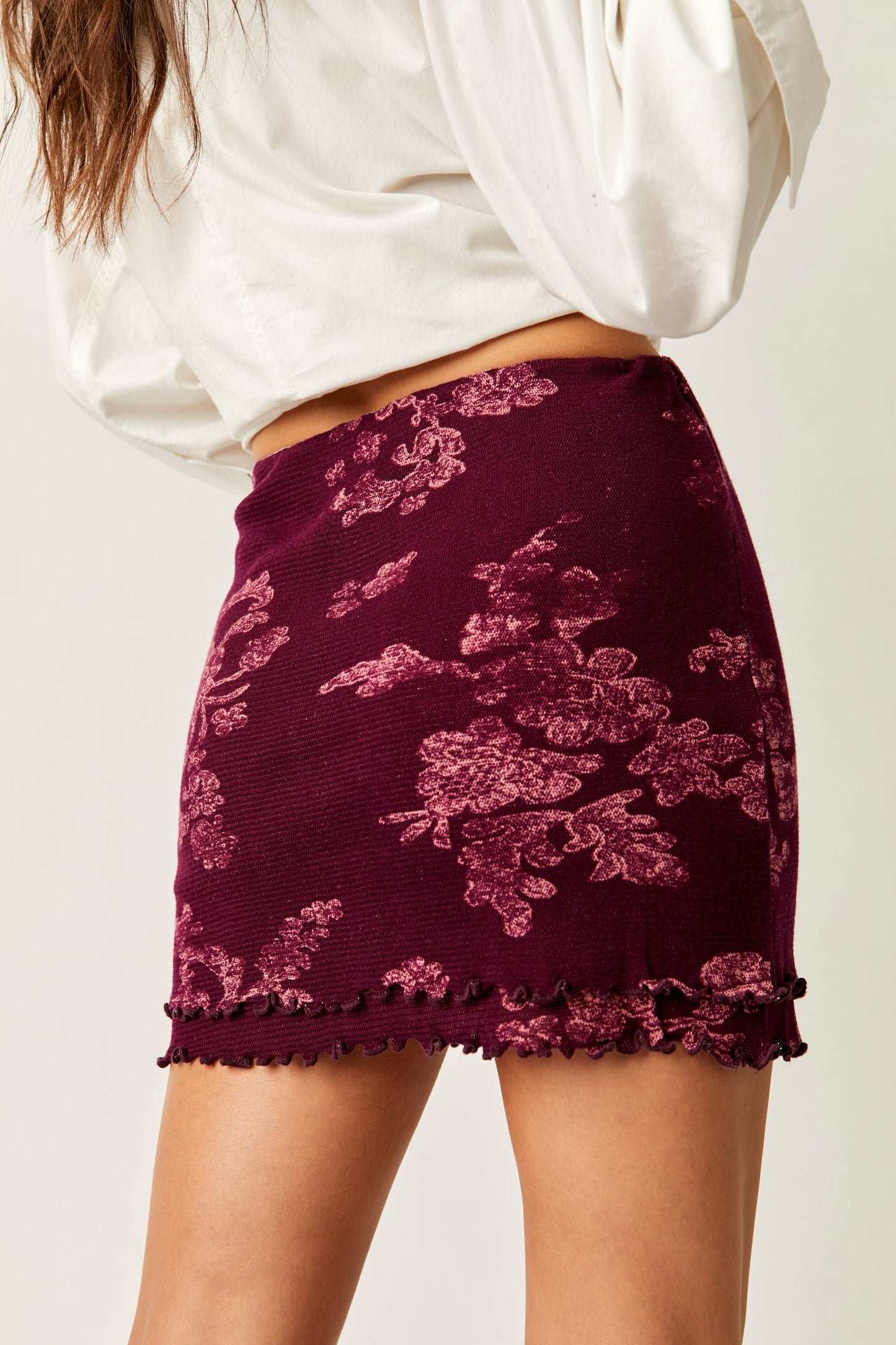 Poppy Mesh Mini Skirt