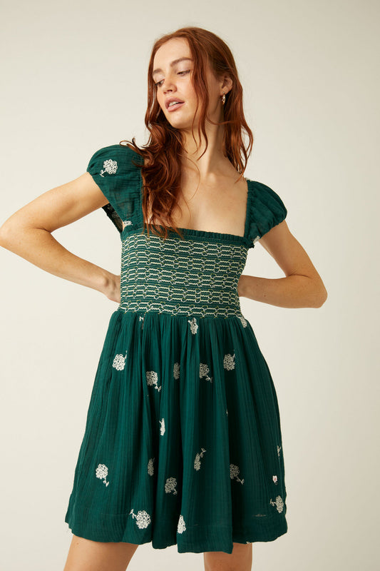 Tory Embroidered Dress