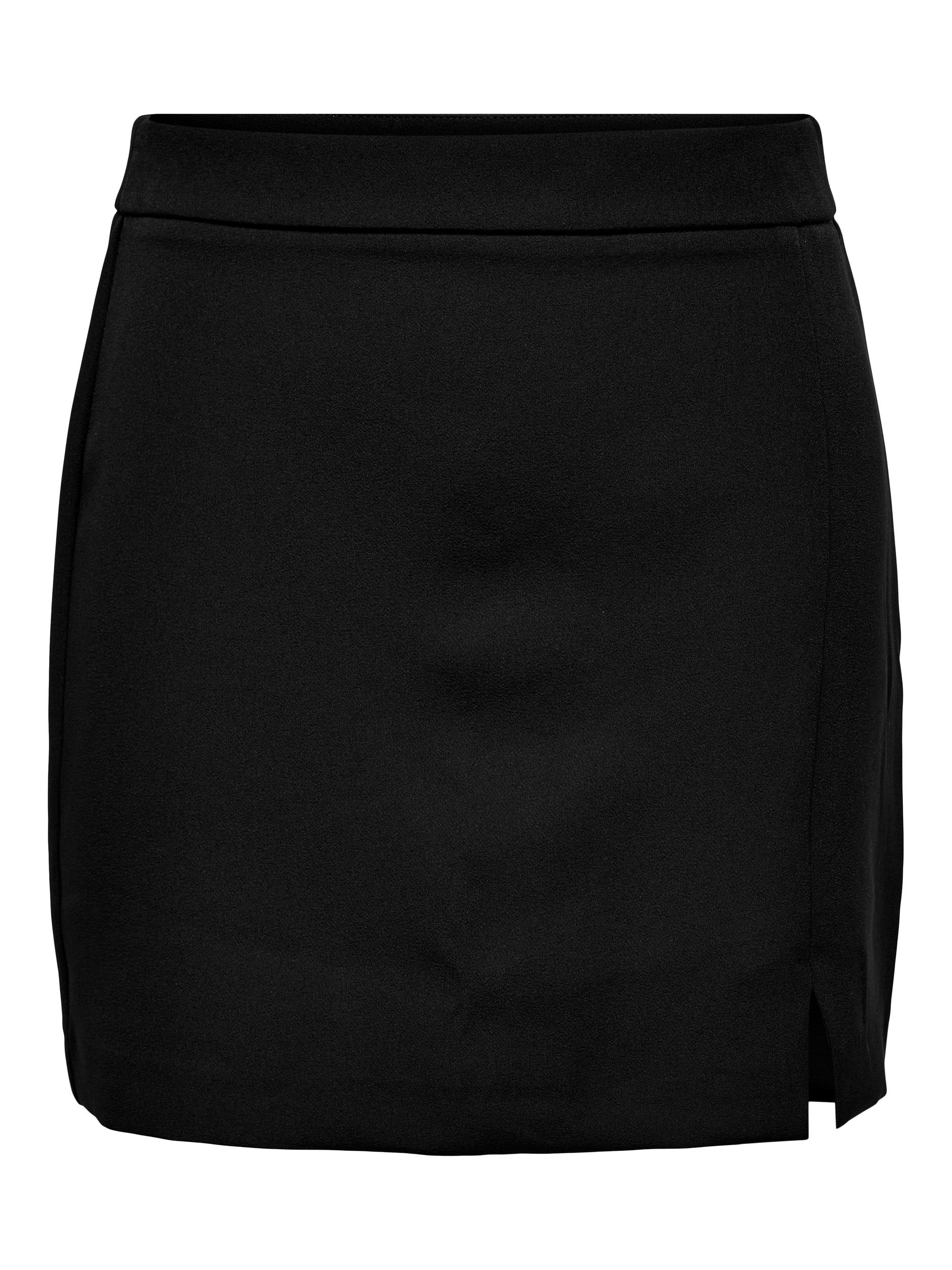 Bottoms - Only - Elly Slit Mini Skirt - PLENTY