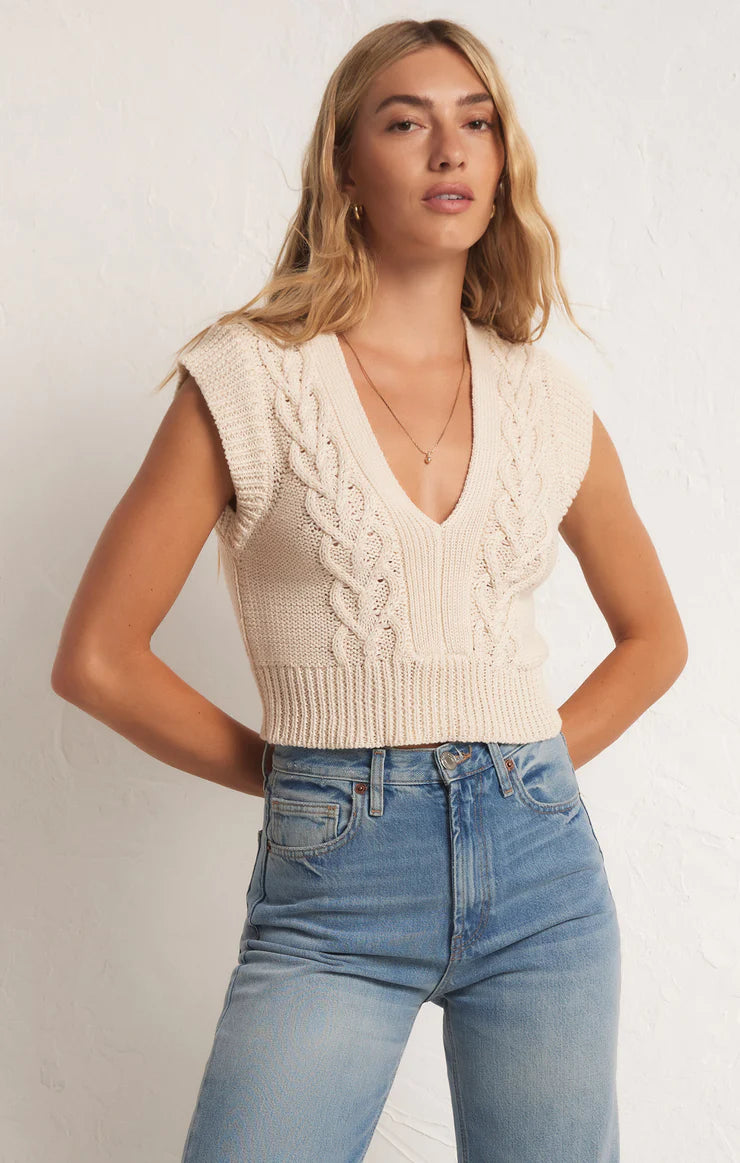 Sweater - Z Supply - Roped In Sweater Vest - PLENTY