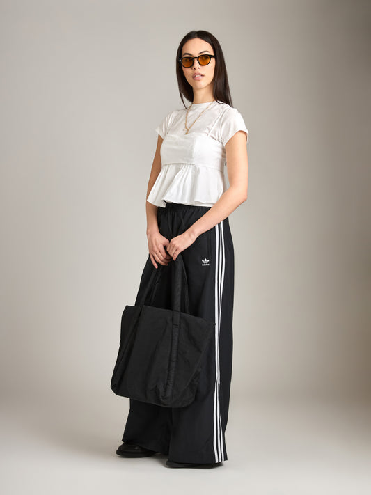 ADIDAS-Oversized Track Pant-Black