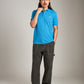 FRED PERRY-Plain Shirt-Court Blue / Ecru