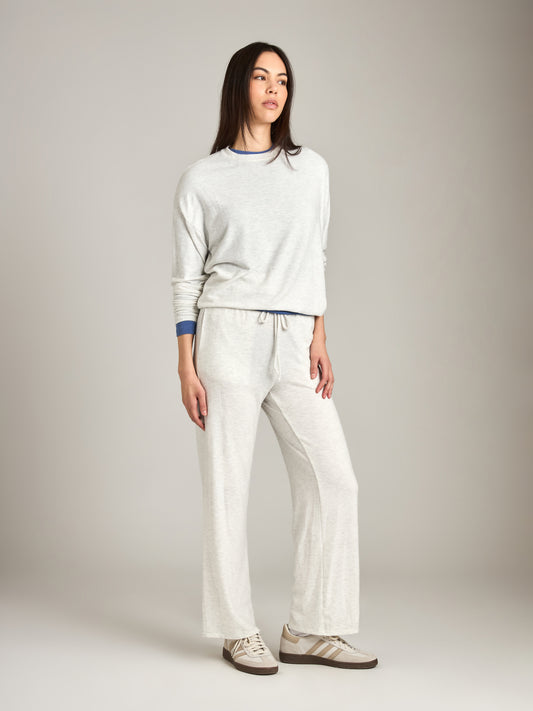 LOVEFINN-Crewneck Sweater-Ash Grey