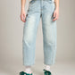 LOVEFINN-Loose Fit Denim Pants-Ice Denim