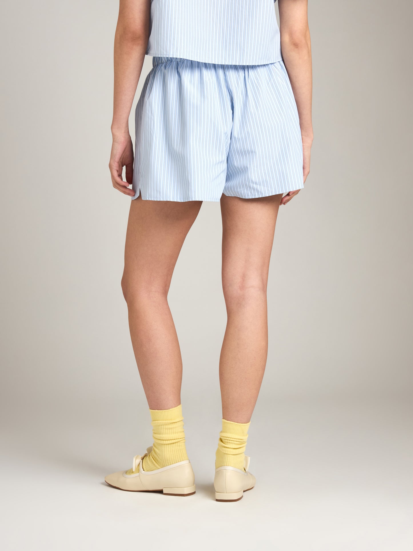Pinstripe Shorts