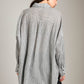 LOVEFINN-Soft Check Button Down Shirt-White