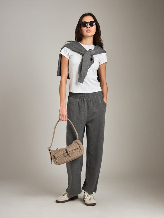 LOVEFINN-Soft Pants-Dark Heather