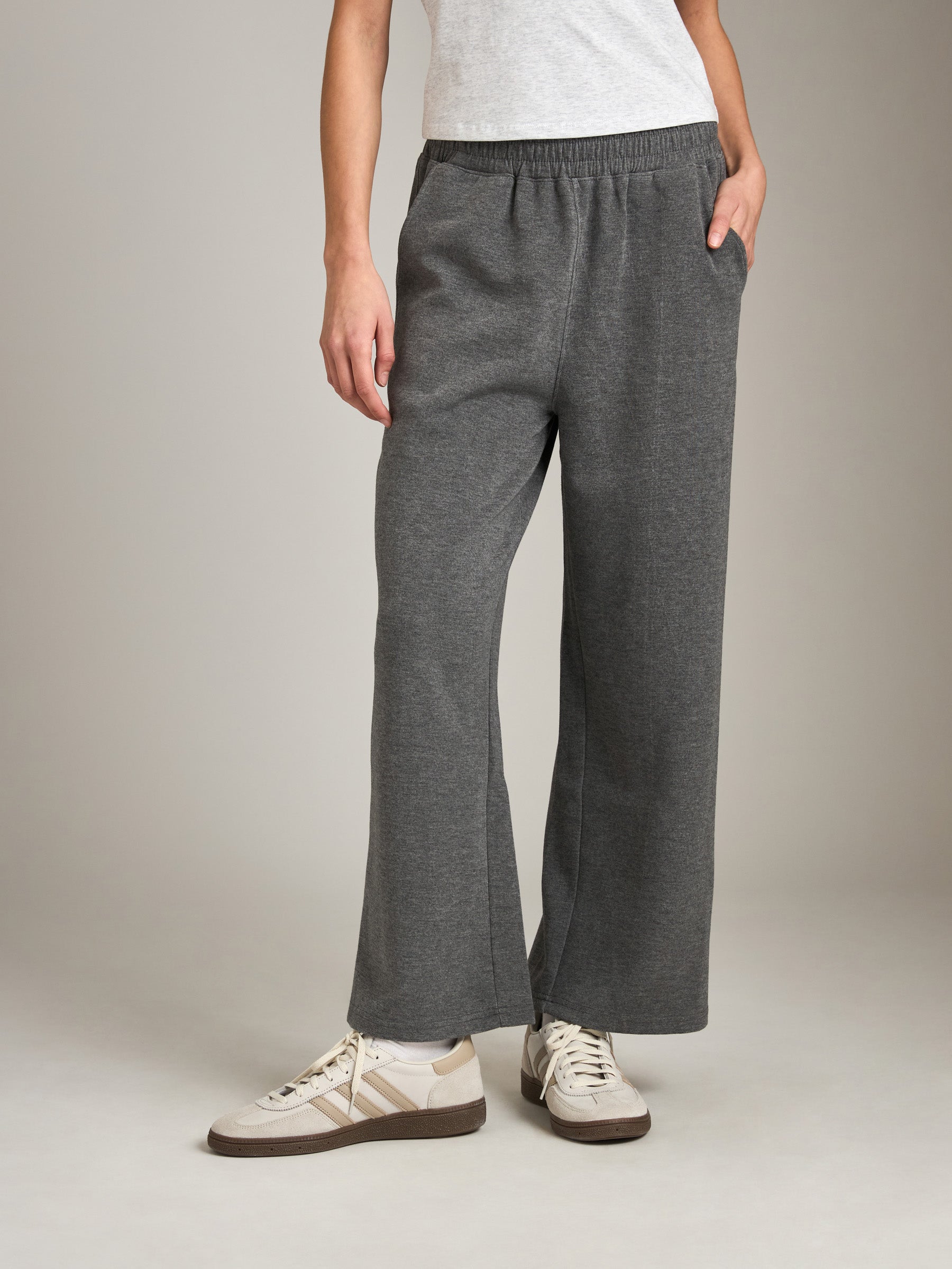 LOVEFINN-Soft Pants-Dark Heather