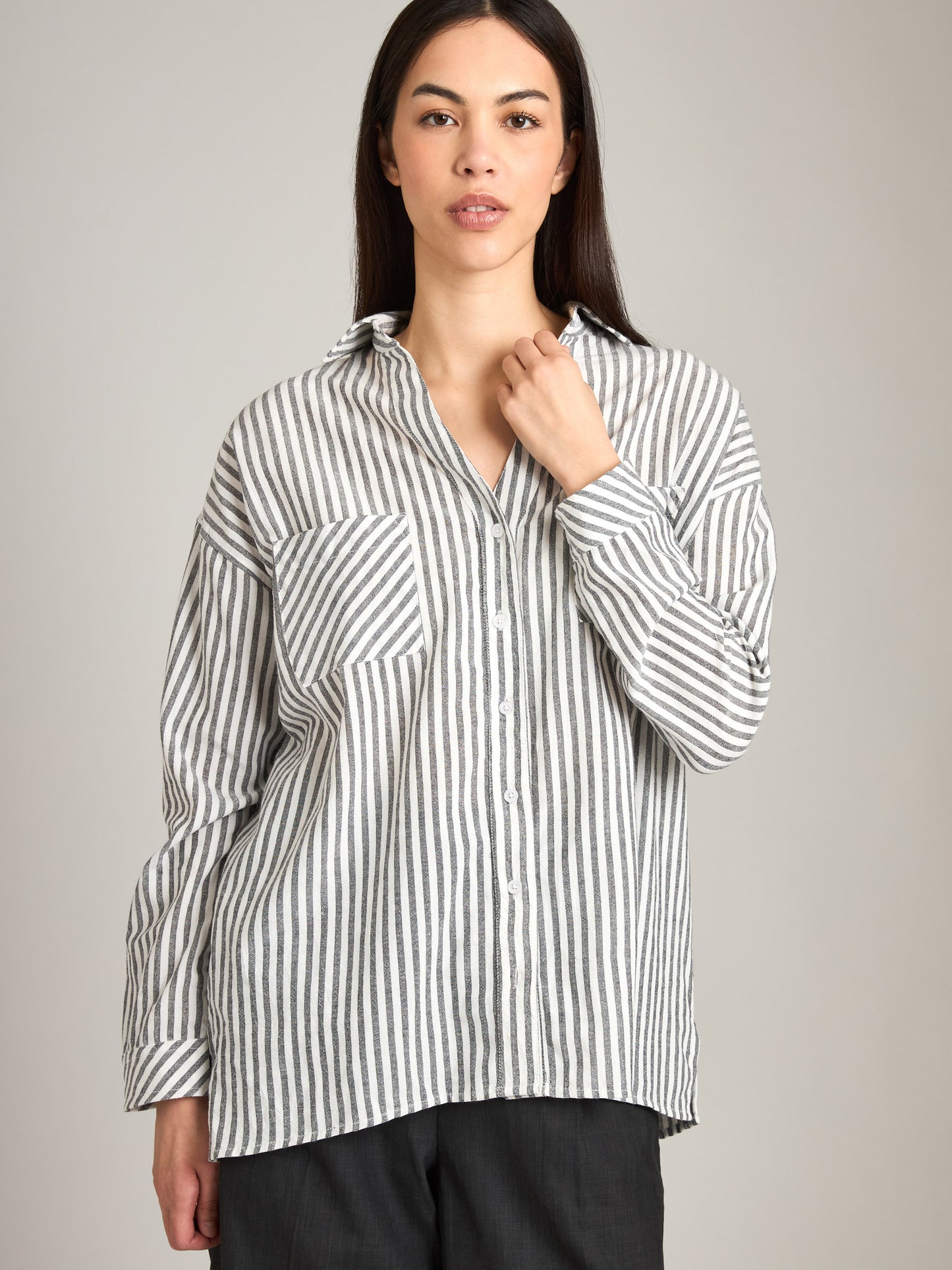 Stripe Button Down Shirt
