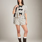 Stripe Ruffle Blouse