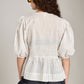 Stripe Tie Front Blouse