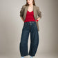 MONK & LOU - Amica Knit Tank - Red Cherry