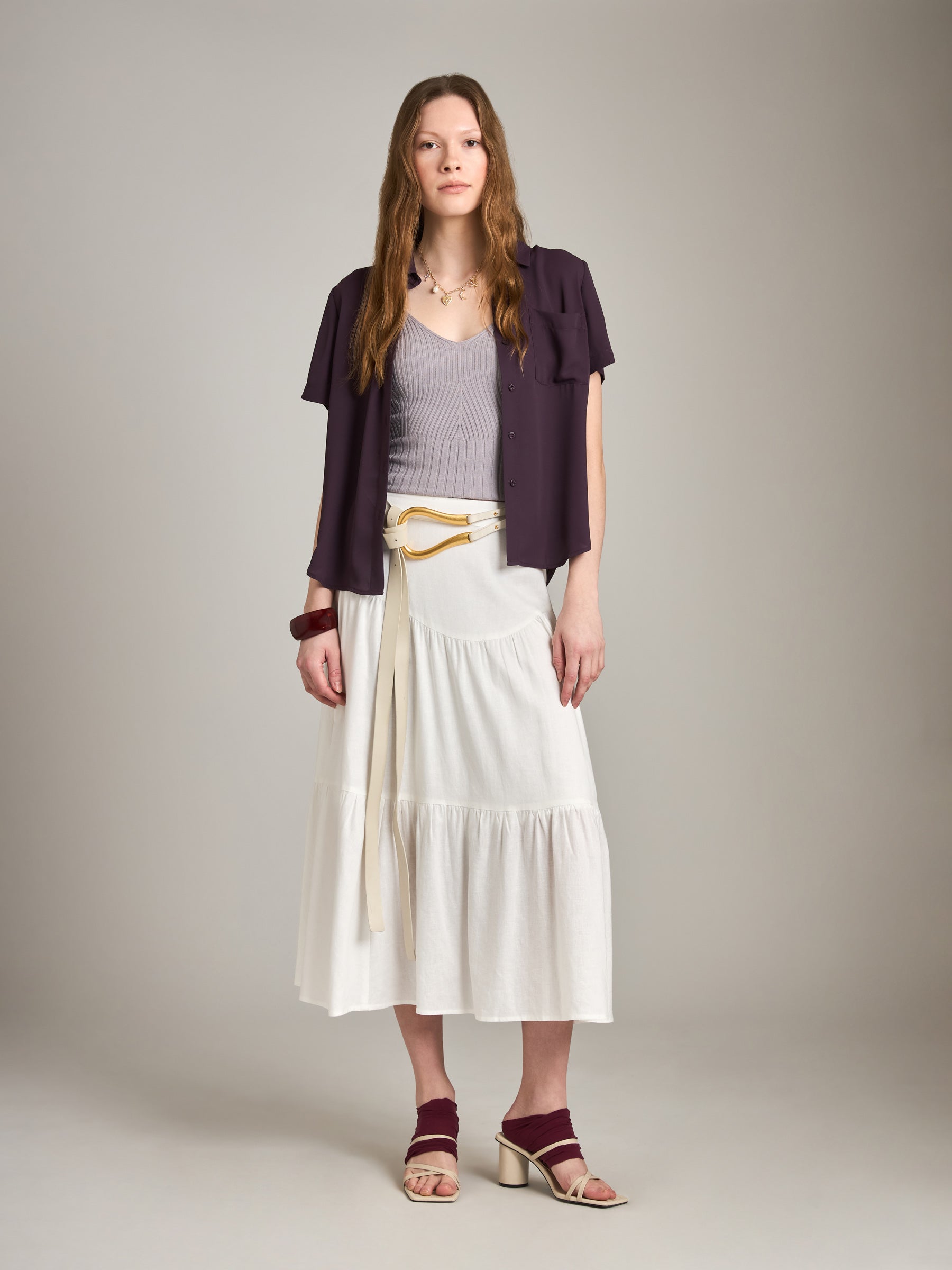 MONK & LOU-Amica Knit Tank-Warm Taupe
