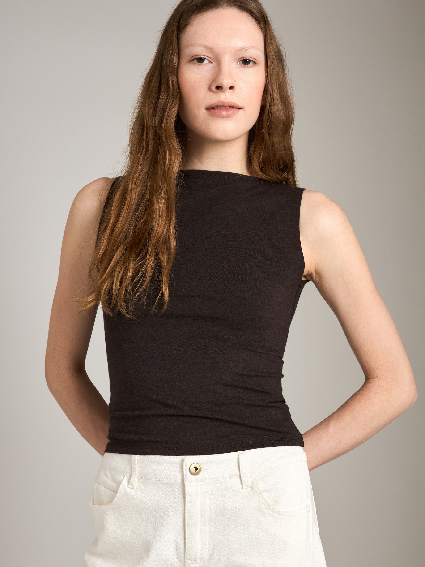 MONK & LOU - Carla Boatneck Shell - 