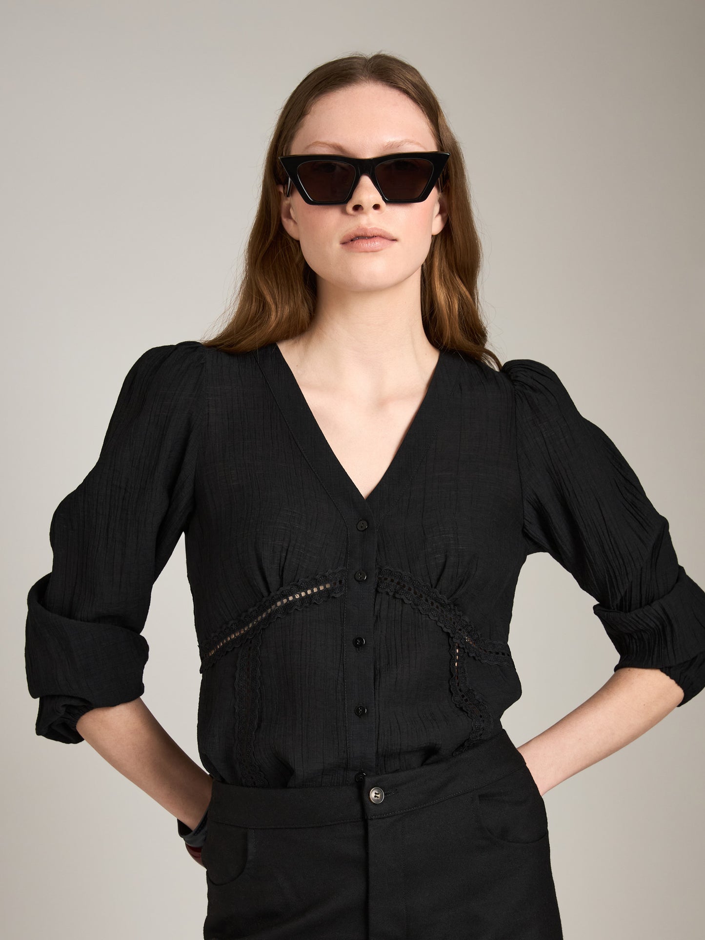 Chelsea Poet Peplum Blouse