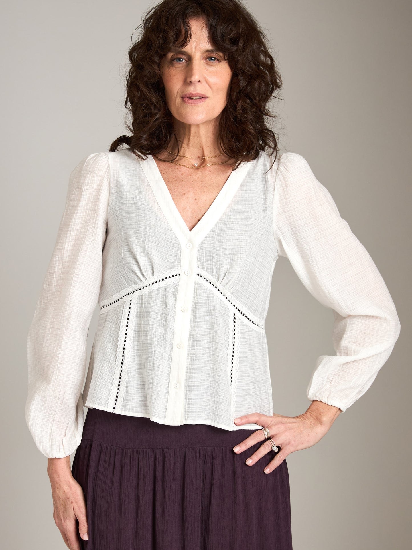 Chelsea Poet Peplum Blouse