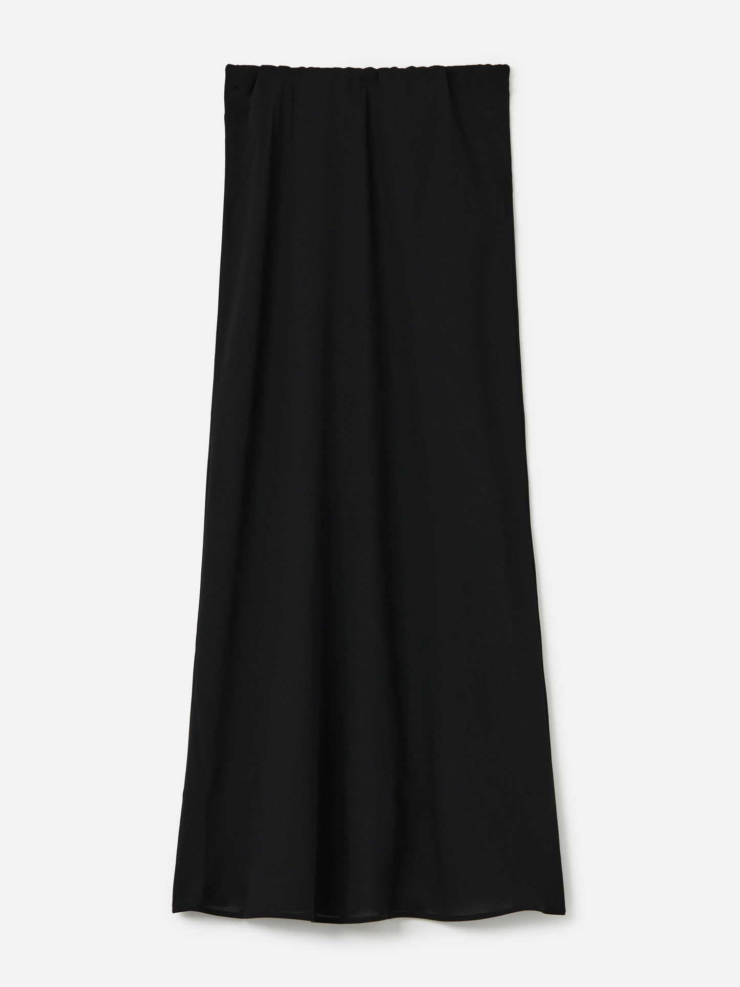 MONK & LOU-Darci Bias Midi Skirt-Black