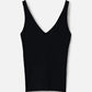 MONK & LOU-Amica Knit Tank-Black