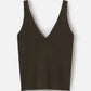 MONK & LOU-Jasmine Knit Tank-Blueberry