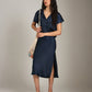 MONK & LOU-Nicola Bias Skirt-Matcha