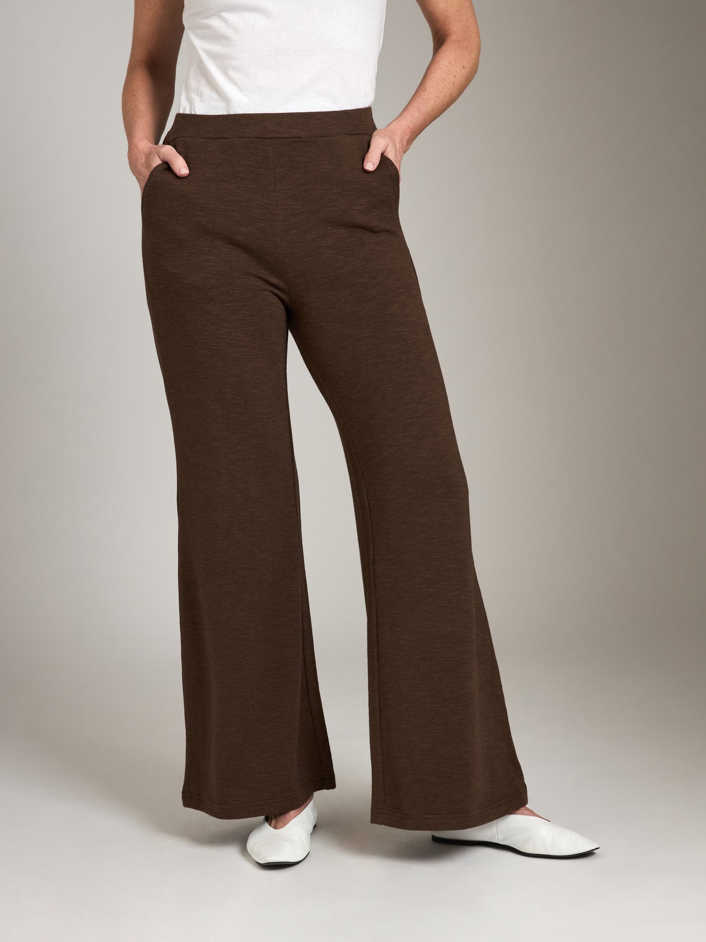 MONK & LOU-Lou Palazzo Pant-Black