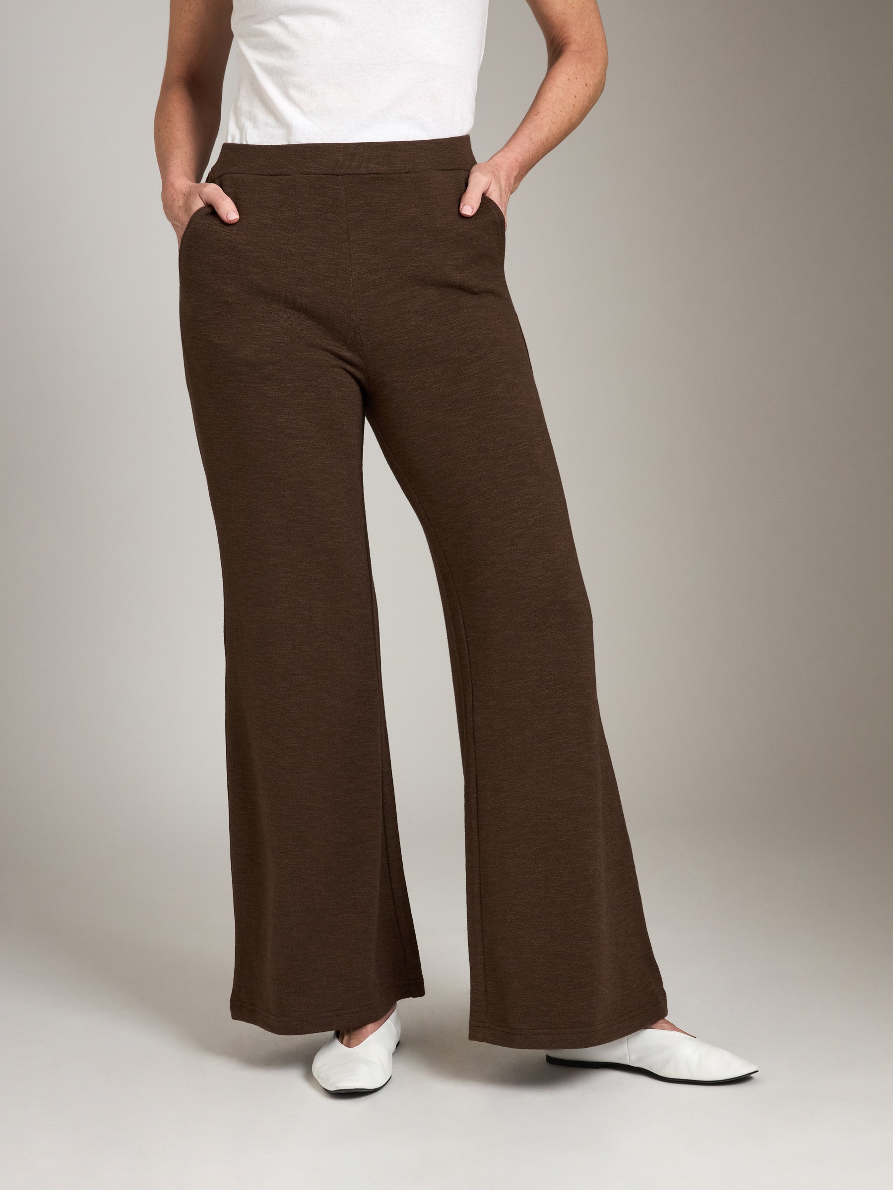 MONK & LOU-Lou Palazzo Pant-Black
