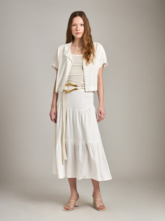 Luca Tiered Maxi Skirt