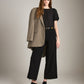 Amy Pintuck Wide Leg Pants