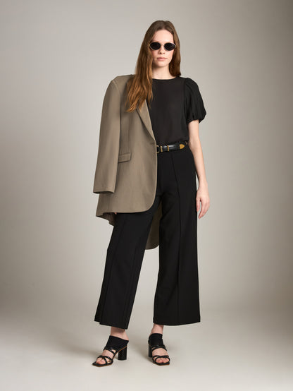 MONK & LOU - Amy Pintuck Wide Leg Pants