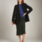 MONK & LOU-Nessa Boatneck Top-Blueberry