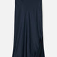 MONK & LOU-Nicola Bias Skirt-Dark Navy