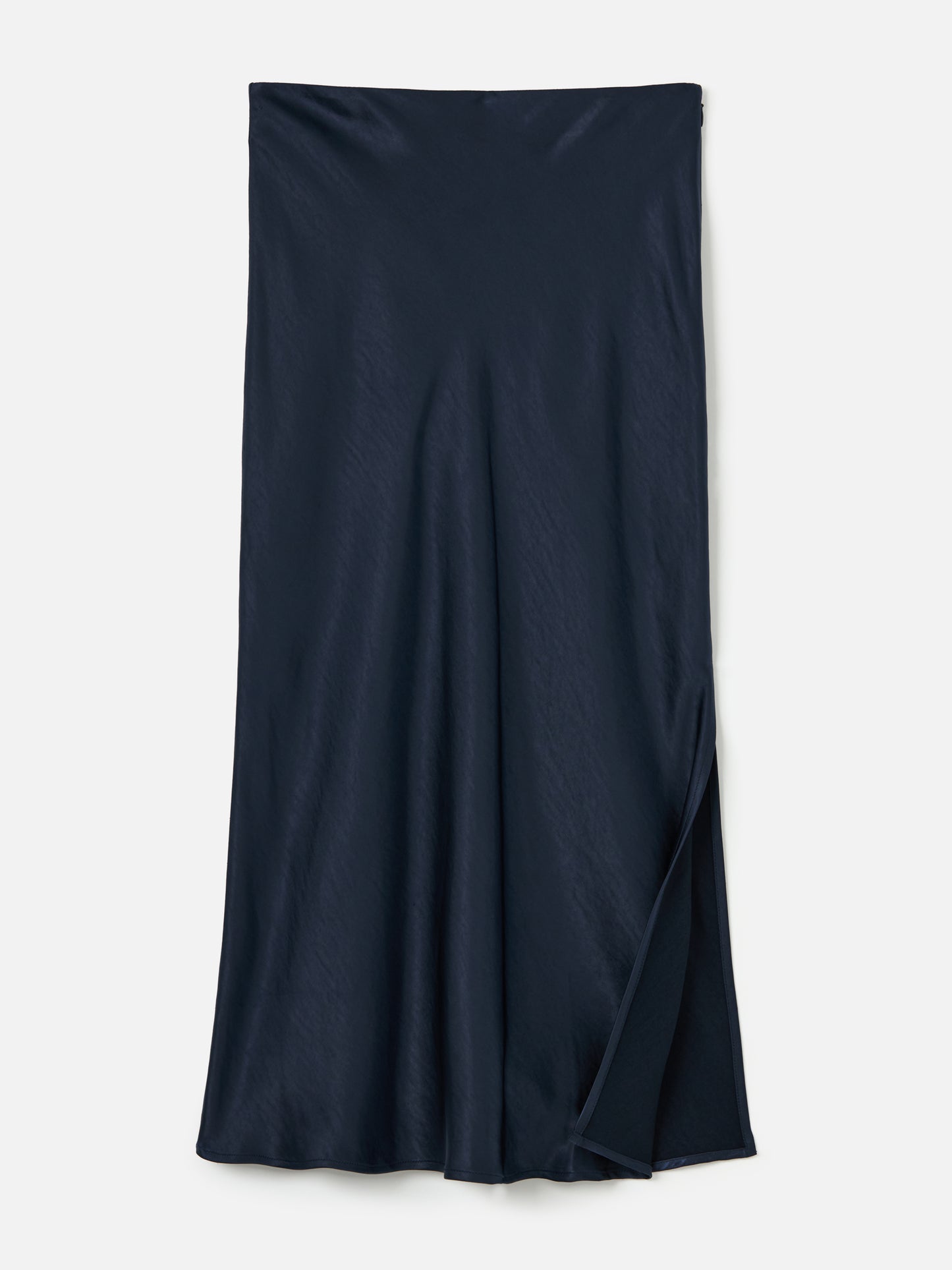MONK & LOU-Nicola Bias Skirt-Dark Navy