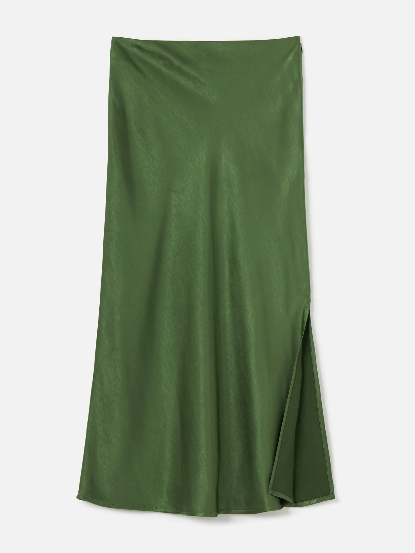 MONK & LOU-Nicola Bias Skirt-Matcha