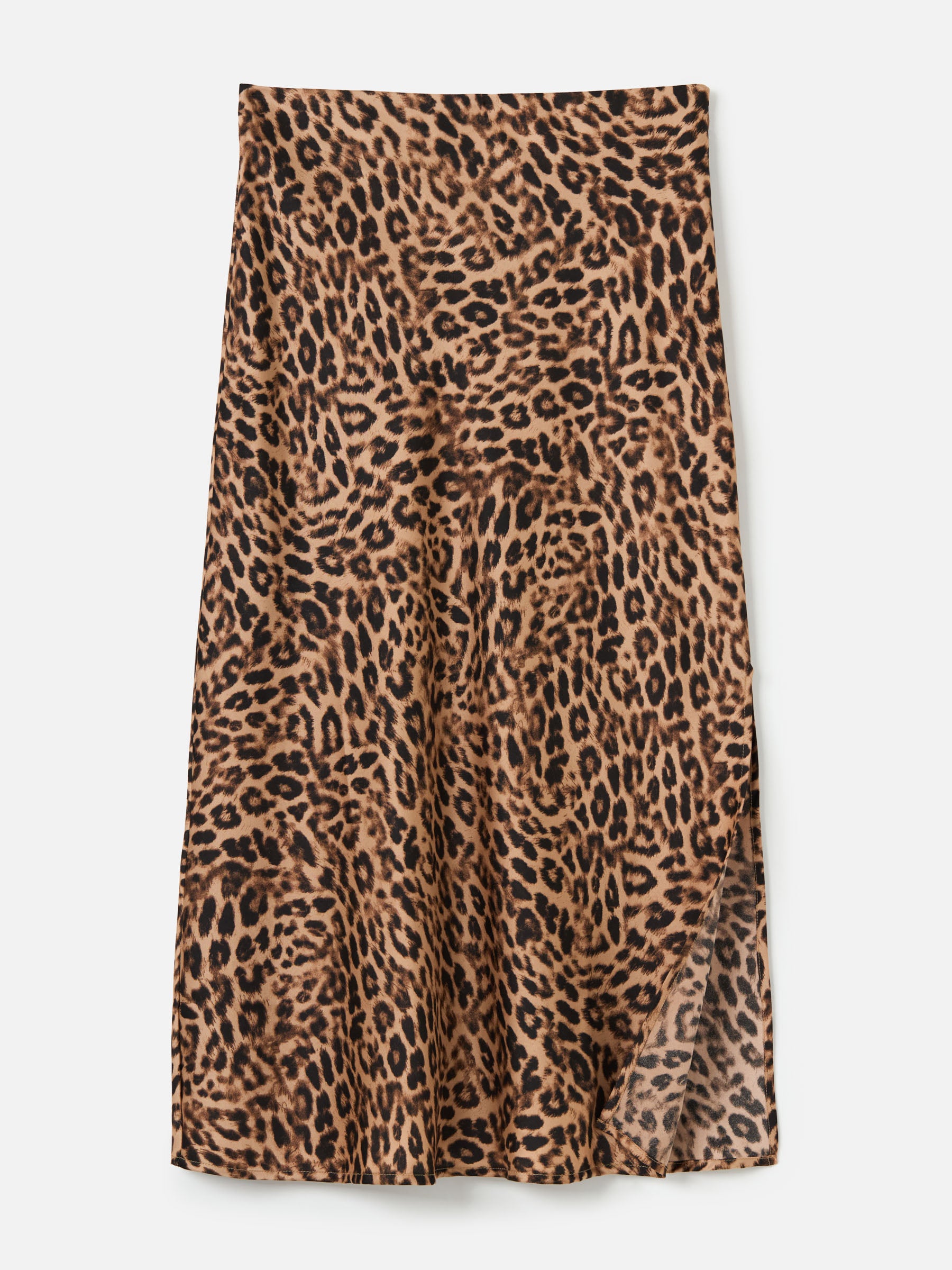 PROPAGANDA-Nikki Printed Bias Skirt-Leopard Print