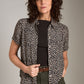MONK & LOU-Karla Print Relaxed Pocket Blouse-Leopard